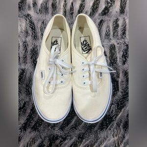 Cream vans, worn once!